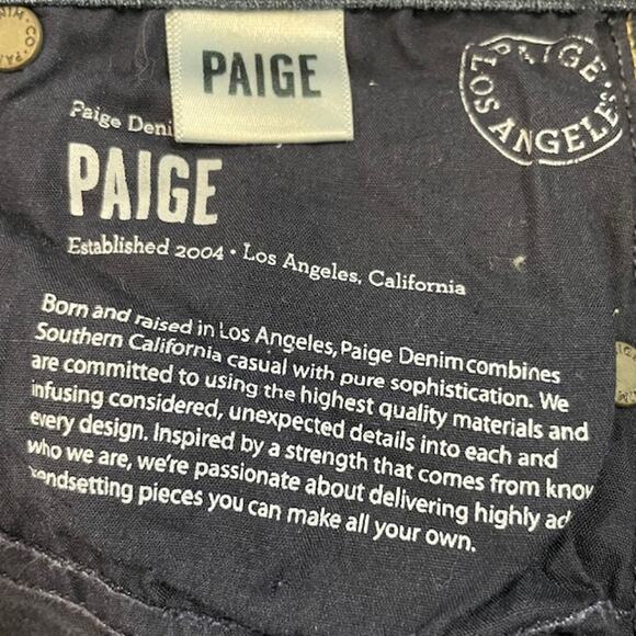 Paige-Kylie Crop Roll Up Verdugo Ultra Skinny Jeans Sz 29 - Picture 7 of 8